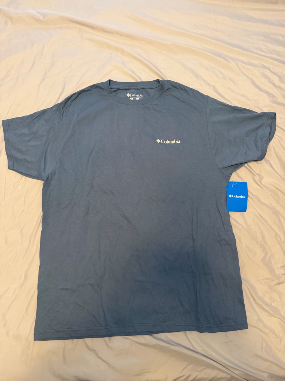Columbia Short-Sleeve Logo Tee in Slate Blue